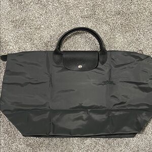 Longchamp Classic Gray Travel Bag